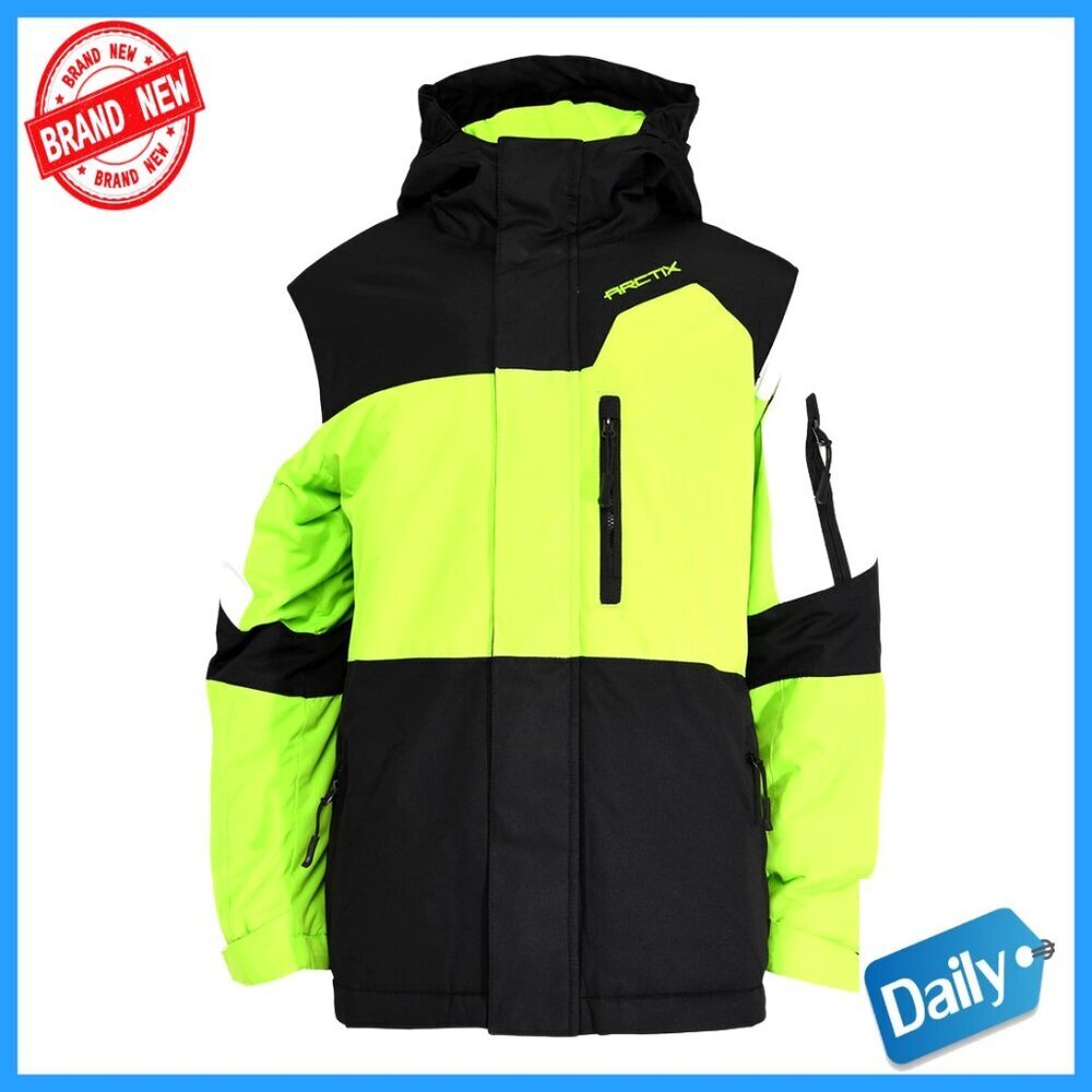 Insulated Winter Jacket Camo Classic Fit Kids Outerwear Sporty Chic